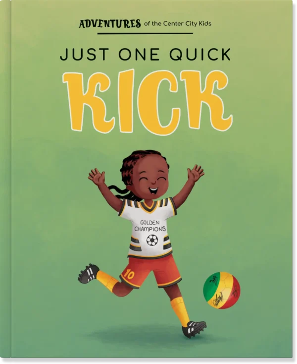 Book cover: Just on quick kick